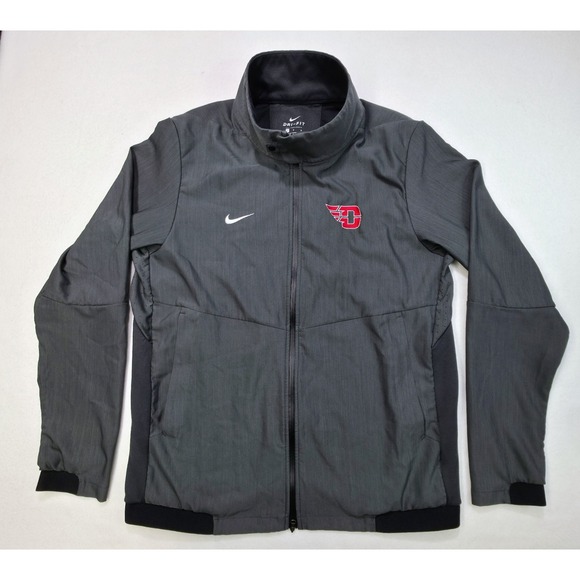 Dayton Flyers Nike Mens Dri-Fit Light Weight Travel Jacket Grey AH7765-060 - Picture 1 of 9